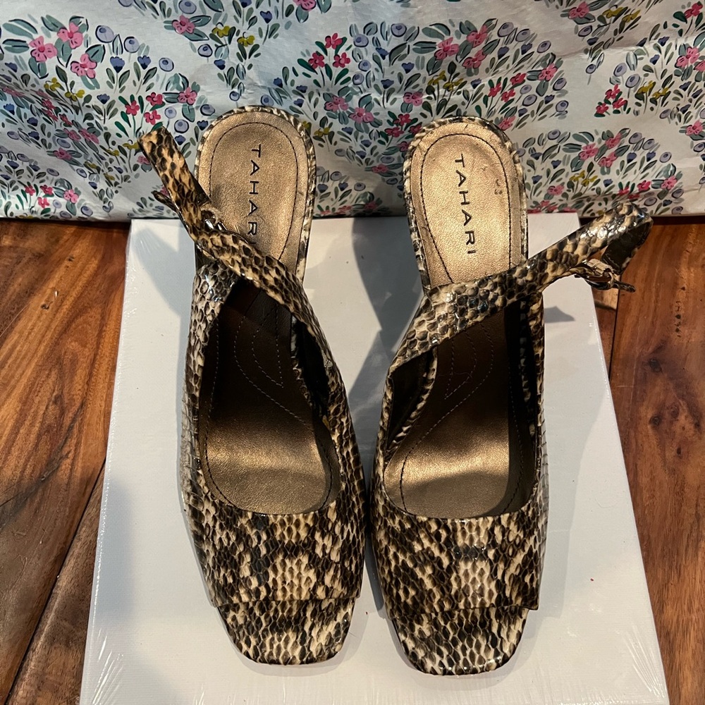 Tahari Women's Patterned Mules
